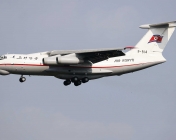 朝鮮的IL76來到北京