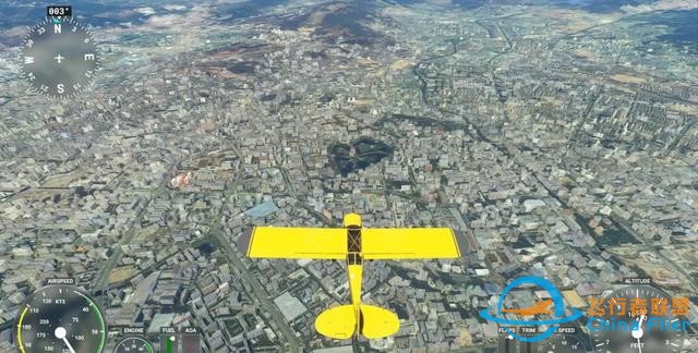 《微軟模擬飛行：2020》萬米高空，一覽無余，腳下就是你家-1546