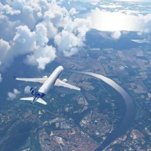 《微軟模擬飛行：2020》萬米高空，一覽無余，腳下就是你家