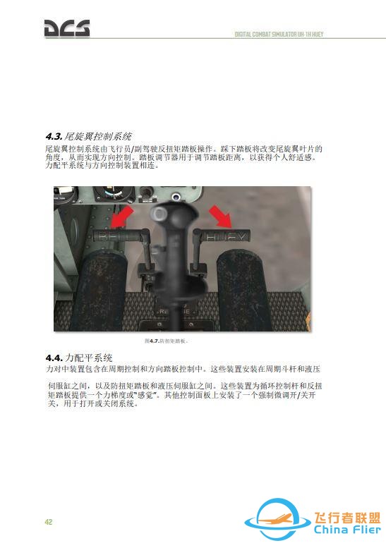 DCS UH 1H Huey休伊直升機(jī) 中文飛行手冊 3.5總距桿-5753